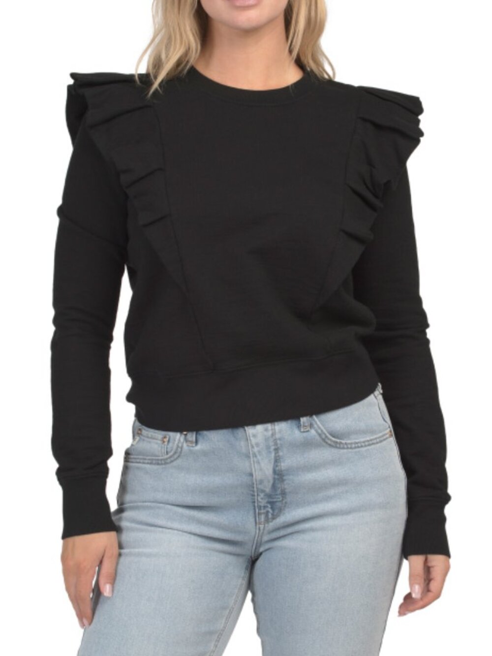 AG Abott Ruffle Sweatshirt